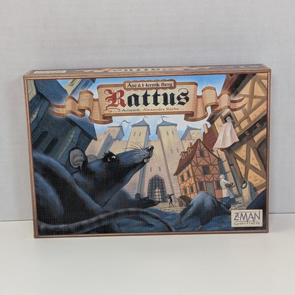Rattus Board Game White Goblin Z-Man Games Medieval Strategy 2010 Complete - Picture 1 of 11